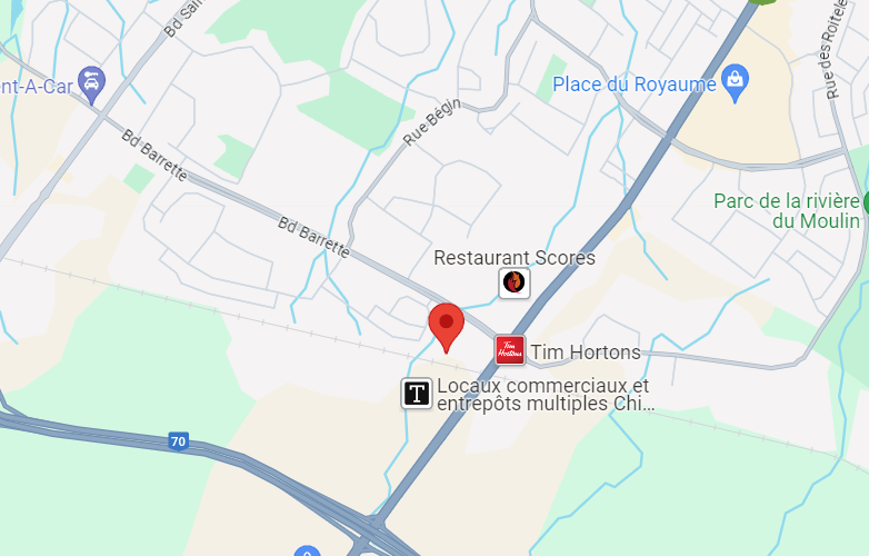 carte vers Google map